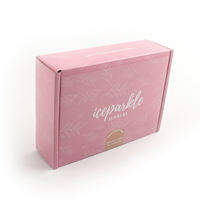 Boîte d'expédition en carton ondulé personnalisable en gros, couleur sur mesure, recyclable, pour vêtements, chaussures, cosmétiques, avec conception gratuite