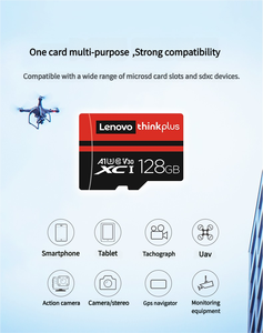 Lenovo nghĩ cộng với tf102 32/64/128/256GB Bộ nhớ Lớp 10 <span class=keywords><strong>Mini</strong></span> <span class=keywords><strong>SD</strong></span> thẻ lên đến 100 mét/giây - Product Image 3