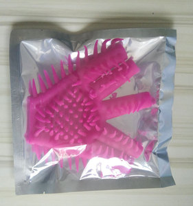 Guantes <span class=keywords><strong>de</strong></span> Masaje <span class=keywords><strong>de</strong></span> Goma Suave con Púas para Masturbación Femenina OEM, Guantes <span class=keywords><strong>de</strong></span> Coqueteo SM - Product Image 6