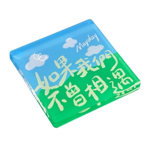 Personalised Acrylic Promotional Gift Customized Logo Shape Square Maker Custom Words Waterproof Magnetic Fridge Magnet - Product Image 6