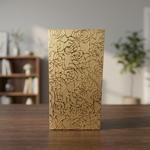 Golden Silver Decorative Ceramic Wall <b>Tiles</b> 300x600mm Standard Size Ideal for Indoor Walls Designed and Manufactured - Product Image 1