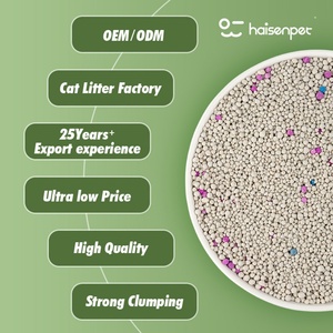 Floor Price Fast Delivery Bulk Kitty Litter Wholesale Premium Ball Shape Bentonite <b>Cat</b> Litter - Product Image 1