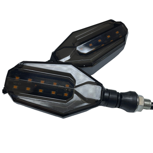 Luz LED de Señal de Giro de 12V para Motocicleta, Scooter, ATV, Intermitente con Efecto de Agua Fluyendo, Luz Diurna/Universal - Product Image 1