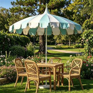 Sombrilla de Jardín, Cafetería, Playa o Patio, Plegable, Moderna, de Buena Calidad, Anti-UV, Multifuncional y Personalizable - Product Image 1