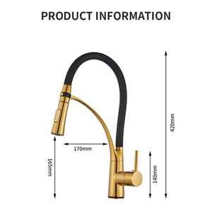 Современный кухонный кран для гурманов с вытяжным распылителем - Product Image 2