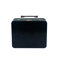 Boîte à lunch portable en métal avec impression personnalisée et fermeture à clé