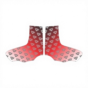 Protège-chaussures de football personnalisés par sublimation OEM, tailles adultes, vente en gros, respirants, grande taille, anti-bactériens, séchage rapide, type spats - Product Image 1