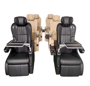 Accessoires intérieurs de luxe pour <span class=keywords><strong>fourgon</strong></span> avec sièges VIP inclinables, dotés d'une table pliable, pour sièges capitaine Mercedes-Benz GLS450 - Product Image 6
