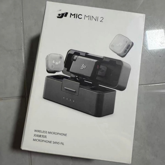 Original Brand DIJ MIC Mini 2 Microphone Kit 250m Wireless Transmission Range Dual-Channel Recording on Stock