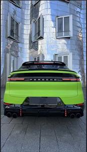 Pour <span class=keywords><strong>Porsche</strong></span> <span class=keywords><strong>Cayenne</strong></span> Kit de carrosserie en Fiber de carbone <span class=keywords><strong>Cayenne</strong></span> style LD diffuseur de lèvre avant en Fiber de carbone becquet capot et passages de roue - Product Image 5