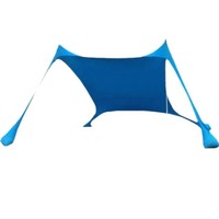 Auvent de plage portable en Lycra, protection UV 50+, tente pare-soleil, abri solaire de plage résistant au vent, camping, pique-nique