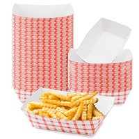 Vassoio Ecologico Monouso per Alimenti con Laminazione Opaca per Sushi e Noodle in Carta Kraft