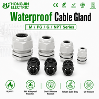 Presse-étoupe en nylon PA66 économique G1/4 NPT1/4 IP68 étanche à l'eau et à la poussière pour protection des câbles, certifiée CE ROHS