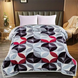 Одиночное двойное зимнее одеяло из кораллового флиса Raschel, индивидуальное осеннее одеяло для сна для общежития, утолщенное одеяло для одного - Product Image 3