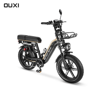 Bicicleta Eléctrica Híbrida Urbana de 48V 15AH, Bicicleta Eléctrica de Montaña, Bicicleta Eléctrica Todoterreno, Bici, Bicicletas Eléctricas OUXI Q9, Disponible en EE. UU. y la UE