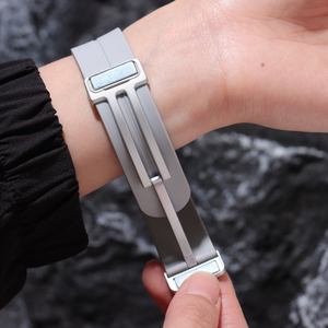 Correa de Reloj Inteligente Magnética Plegable de Silicona Upro, 18mm 20mm 22mm, Liberación Rápida, Universal - Product Image 5