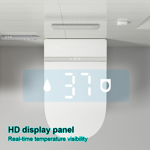 Inodoro inteligente colgante de <span class=keywords><strong>pared</strong></span> de cerámica blanca automático inteligente eléctrico de hotel de gama alta para Baño - Product Image 3