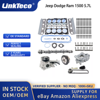 Kit de reparación de elevadores de leva Linkteco, juego de juntas de cabeza de repuesto, Kit de cadena de distribución para Jeep Dodge Ram 1500 5.7L 2009-2015