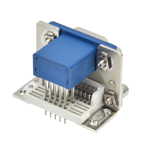 Góc phải DVI 24 + 1 nữ <span class=keywords><strong>VGA</strong></span> 15-pin phụ kiện nữ cho âm thanh <span class=keywords><strong>video</strong></span> mainframe 5A Đánh giá hiện tại cho các kết nối dây cho PCB - Product Image 5