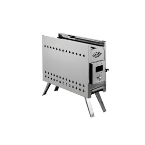 Stufa <span class=keywords><strong>a</strong></span> <span class=keywords><strong>legna</strong></span> pieghevole portatile per tenda invernale, da interno ed esterno, per campeggio e backpacking, con vetro - Product Image 1