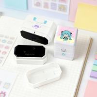 Ensemble de tampons personnalisés en plastique durable, empilables, sur le thème de l'anime, de la musique, de l'amour, des anges et des animaux