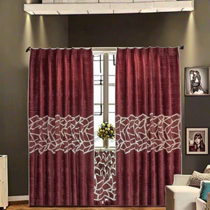 Rideaux occultants classiques en polyester tissé de haute qualité pour toutes saisons, avec bande de fixation, élégants, unis, personnalisables, et cantonnières lumineuses - Product Image 2