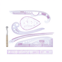 Ensemble de règles courbes multifonctionnelles 21 styles pour la confection de patrons de mode, le dessin, la couture et l'accessoire pratique pour tissus