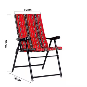 Chaise de camping pliante style Moyen-Orient en tissu doux, <span class=keywords><strong>fauteuil</strong></span> de plage – Offre Spéciale - Product Image 3