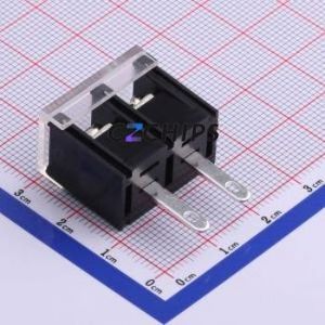 KF48H-9.5-2P Barrier Terminal Block Through hole Component (THT),P=9.5mm Connector With Cover Plate 9.5mm 1x2P Straight Pin - Product Image 2