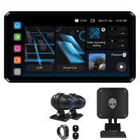 AlienRider M2S Premium Motorcycle Smart Display avec radar 77G, avertissement d'angle mort et lecture multimédia haute définition