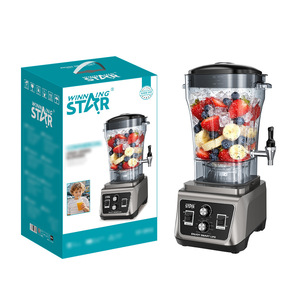Mixeur Commercial Winning Star 1L-3L à Vitesse Variable pour Jus, Smoothies et Lait de Soja Gris - Product Image 1