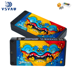 Vsvaw 2S 7.4V 3800mAh 130C/260C với 5mm Bullet t cắm thích hợp cho điều khiển từ xa Xe mô hình RC đồ chơi tỷ lệ cao LiPo pin - Product Image 1