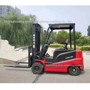 Chariot élévateur électrique CPO-20, capacité 2000 kg, mât à trois étages, pneus pleins, utilisation en intérieur, usine de fabrication - Product Image 3