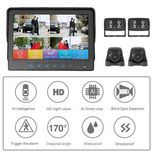 Cámara de visión trasera Digital de <span class=keywords><strong>4</strong></span> canales 36V 1080P Sistema de cámara de estacionamiento de camiones Cámara de coche <span class=keywords><strong>DVR</strong></span> Monitor de 7 pulgadas - Product Image 5
