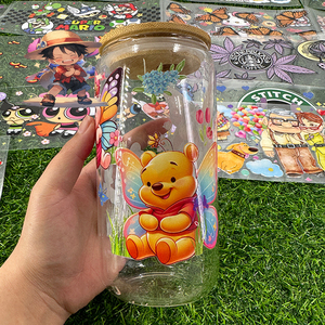 Low MOQ <strong>Printing</strong> 5000+ Design High Quality DTF Sticker <strong>Label</strong> Waterproof UV DTF Cup Wrap Transfers - Product Image 2