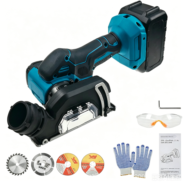 Mini High Power Brushless Rechargeable Cordless Circular Saw Electric Lithium  Portable Cutting Machine One Hand DIY