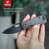 14C28N Acier Noir Micarta Poignée Camping En Plein Air Chasse EDC Pliant Poche Tactique Survie Couteau Pliant