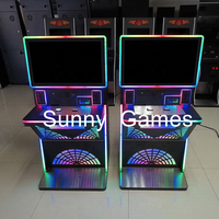 Borne d'arcade tactile LCD 27 pouces personnalisée avec écran tactile, machine de jeu à monnayeur, armoire de jeu d'adresse, 4 jeux d'arcade, armoire de divertissement