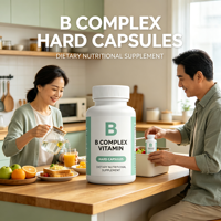 Capsules de vitamines du complexe B |   Complément alimentaire nutritionnel