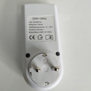 Điện tử kỹ thuật số hẹn giờ chuyển đổi EU chúng tôi FR BR cắm trong nhà bếp hẹn giờ Outlet 230V 110V <span class=keywords><strong>7</strong></span> ngày 12/24 giờ lập trình thời gian ổ cắm - Product Image 6