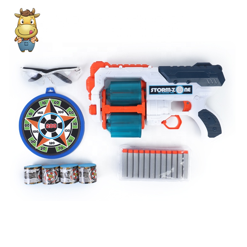 Лидер продаж на Amazon, пистолет с Двойным Зажимом EVA Air Soft Bullet Gun