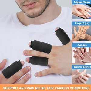Manchon de compression froide en gel 360° pour les doigts, idéal pour les blessures, l'arthrite et les gonflements - Ajustement parfait sans sangles - Product Image 3