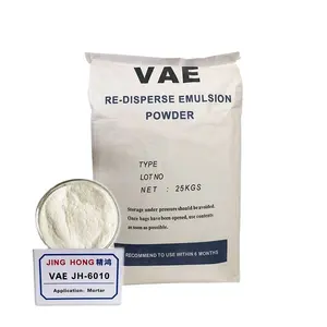 Jinghong Chemical VAE Powder Polymer Powder Redispersible Polymer Powder Glue Tile Adhesive RDP VAE Used In Wall Cement