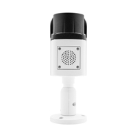 H.265 6MP YCX VCA AI Cámara DE SEGURIDAD Luz dual Alarma roja y azul Audio bidireccional POE IP Bullet Cámara Luces Sirena Altavoz SD