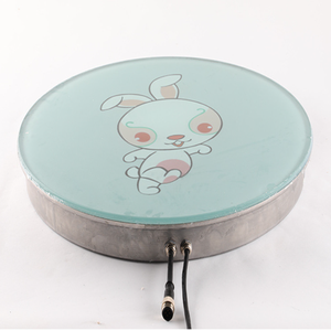 Projecteur de sol encastré dans le sol, carré ou rond, couleur changeante, IP67, 10W, bicyclette cache-sol, pour route, 300MM, 10 unités - Product Image 2