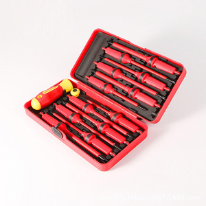 Cross Phillips <b>Screwdriver</b> Set Industrial Grade Magnetic Insulated Anti-Slip Handle Matte Finish Plastic Handle - Product Image 2