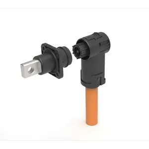 Hot Sale IP67 6mm 8mm 1500V 200A 300A High Current Plastic Battery Energy Storage Power Cable Connector