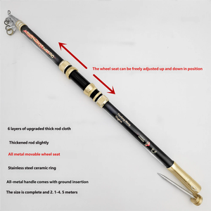 Juego Completo <span class=keywords><strong>de</strong></span> Cañas <span class=keywords><strong>de</strong></span> Pescar Telescópicas <span class=keywords><strong>de</strong></span> Vidrio con Mango <span class=keywords><strong>de</strong></span> EVA y Elevadores <span class=keywords><strong>de</strong></span> Pesca <span class=keywords><strong>de</strong></span> Acción Rápida para Lanzamiento a Larga Distancia - Product Image 6