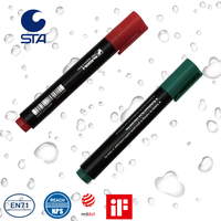 Stylo pour tableau blanc STA, marqueur non toxique, vente en gros, logos personnalisés, écriture fluide, stylo liquide direct, ensemble pour le bureau et la salle de classe