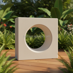 Bloque de Cemento Decorativo Hueco, Perfecto para Pantallas de Privacidad, Paredes de Jardín y Divisores de Patio Exterior - Product Image 3